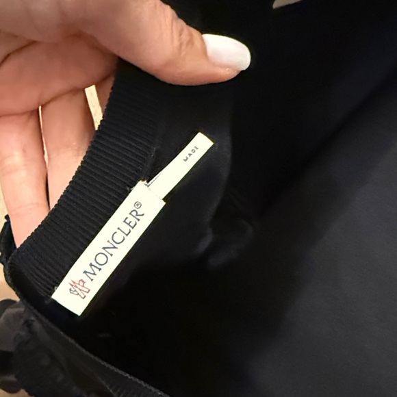 Moncler Black Midi Dress - Picture 5 of 7